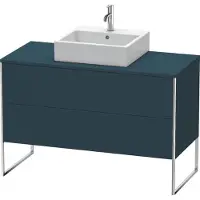 Duravit Waschtischunterbau XSQUARE 778x1200x548mm nachtblau seidenmatt