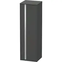 Duravit Hochschrank Ketho 40x36cm, Tür rechts, graphit matt