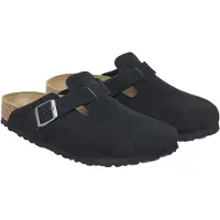 Birkenstock - Boston Leve - Sandalen Gr 40 - Regular schwarz