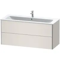 Duravit Waschtischunterbau XSQUARE 560x1210x478mm nordic weiss seidenmatt