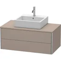 Duravit Waschtischunterbau XSQUARE 400x1000x548mm basalt matt
