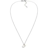Elli Kette ohne Anhänger "Halskette Plättchen Synthetischer Opal Weiß 925 Sterling Silber" Gr. 40, silber, Halsketten, Damen, Silber 925 (Sterlingsilber), Kette ohne Anhänger