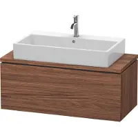 Duravit Konsolenunterschrank L-CUBE 400x1020x477mm nussbaum dunkel