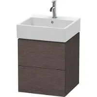 Duravit Waschtischunterbau L-CUBE 544x484x459mm eiche dunkel gebürstet