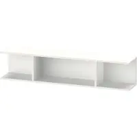 Duravit Ketho.2 Wandregal, 150x800x170mm, 3 offene Fächer, K21208018180000, Farbe: Weiß Matt Dekor