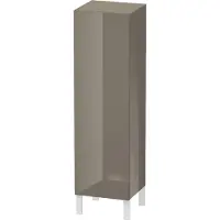 Duravit Halbhochschrank L-CUBE INDIVIDUAL 250/500x200/363x901/1320mm Ans li fla gr Anschlag links flannel grey hochglanz