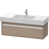 Duravit Ketho Waschtischunterbau wandhängend, 1200x410x455 mm, 1 Auszug, für Vero Waschtisch 032912, KT669207575, Farbe: Leinen Dekor