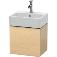Duravit Waschtischunterbau L-CUBE 400x434x341mm Ans re mediterrane eiche
