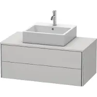 Duravit Waschtischunterbau XSQUARE 400x1000x548mm nordic weiss seidenmatt