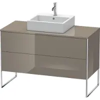 Duravit Waschtischunterbau XSQUARE 778x1200x548mm flannel grey hochglanz