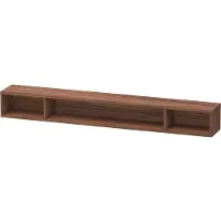 Duravit L-Cube Regalelement horizontal, 3 Fächer, 140x1000x120mm, LC120102121, Farbe: Nussbaum Dunkel Dekor