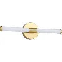 Eglo LED-Wandlampe Ramola, messingfarben, Breite 45 cm, IP44, CCT