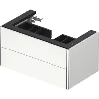 Duravit Waschtischunterbau XSQUARE 397x784x460mm weiss matt