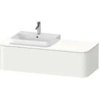 Duravit Waschtischunterschrank o. ES Happy D.2 Plus 35,4x130cm, 1 Ausz., we. matt, links