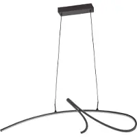 Eglo LED-Hängeleuchte CARDONCITO, schwarz, Länge 96 cm, CCT