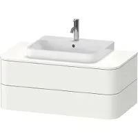 Duravit Happy D.2 Plus Konsolenwaschtischunterbau wandhängend, 1000x550 mm, 2 Schubkästen, für Möbelwaschtisch, HP496108484