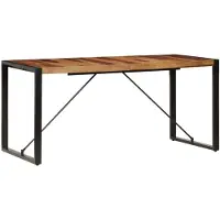 Syfax Esstisch 160x80x75 cm Massivholz Akazie