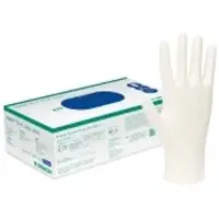 B Braun Vasco Nitril cloud-white Einmalhandschuhe, unsteril 9206229 , 1 Packung = 150 Stück, Größe M