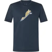 Super.natural - Kid's Duck Dive Tee - Merinoshirt Gr 116 blau/ various