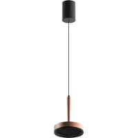 Loom Design LED-Pendelleuchte Nyx P1, bronze, Aluminium