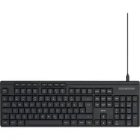 Hama CK-200, Volle Größe (100%), Kabelgebunden, USB, QWERTZ, Schwarz