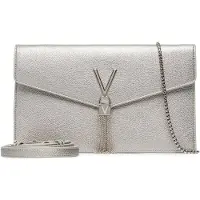 Valentino Umhängetasche "LUXE" Damen Schultertasche, Clutch mit Zierkette als Umhängeriemen