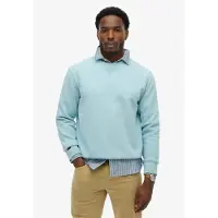 Superdry für Herren. M2013751A Essential Logo Sweatshirt blau (L), Lässig, Baumwolle