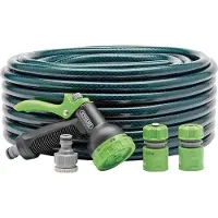 Markenlos Gartenschlauch 30 m - Schlauchdurchmesser 12 mm mit Spritzdüse
