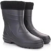 Lemigo Damen Thermo EVA Gummistiefel sehr leicht Jessy (Carbon, 37 EU)