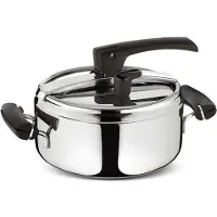 Lagostina 8900545526, 3,5 l, Keramik, Gas, Halogen, Induktion, Versiegelte Platte, Edelstahl, 22 cm, Edelstahl, 2 Person(en)
