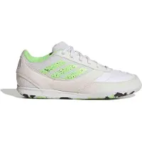 Adidas Fußballschuh PERFORMANCE "TOP SALA COMPETITION 2 INDOOR KINDER", Damen, Gr. 33, weiß (cloud weiß, lime burst, core schwarz), Synthetik, Textil, Schuhe Fußballschuh, geeignet als Hallenschuhe