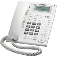 Panasonic KX-TS880, Freisprecheinrichtung, 50 Eintragungen, Anrufer-Identifikation, Weiß