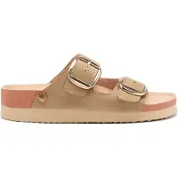 Gioseppo 74604-P-Taupe Damen-Pantoletten in Braun für Sommer