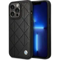 BMW Bmhcp14l22rqdk Iphone 14 Pro 6.1 Leather Quilted Handyhülle
