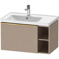 Duravit D-Neo Meuble sous-lavabo suspendu, 784x440x452mm, 1 tiroir, 1 compartiment ouvert sur le côté droit