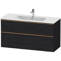 Duravit D-Neo bâti-support lavabo suspendu, 1210x625x462mm, 1 tiroir, avec poignée bronze brossé
