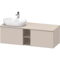Duravit Waschtischunterschrank D-Neo 140x55cm, 2 A, 1 Pl, B L, ES geb/Ta ma