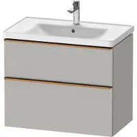Duravit D-Neo bâti-support lavabo suspendu, 784x625x452mm, 1 tiroir, avec poignée bronze brossé