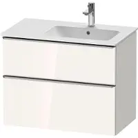 Duravit D-Neo Meuble sous-lavabo suspendu, 810x625x462mm, 1 tiroir, avec poignée acier inox brossé