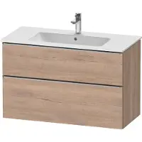 Duravit D-Neo Meuble sous-lavabo suspendu, 1010x625x462mm, 1 tiroir, avec poignée acier inox brossé