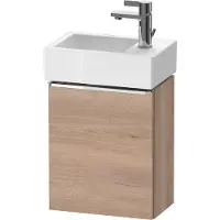 Duravit Waschtischunterschrank D-Neo 36,4x22,2x44cm, 1 Tür, An L, ch/Ei marm.