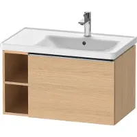 Duravit D-Neo Meuble sous-lavabo suspendu, 784x440x452mm, 1 tiroir, 1 compartiment ouvert sur le côté