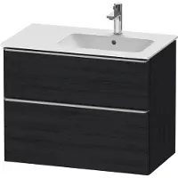 Duravit D-Neo Meuble sous-lavabo suspendu, 810x625x462mm, 1 tiroir, avec poignée acier inox brossé