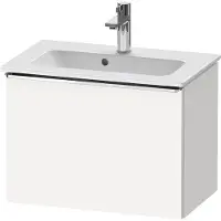 Duravit D-Neo bâti-support lavabo suspendu, 610x440x372mm, 1 tiroir, avec poignée chrome, DE4268010180000
