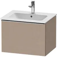 Duravit D-Neo Meuble sous-lavabo suspendu, 610x440x462mm, 1 tiroir, avec poignée acier inox brossé