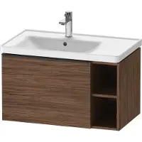 Duravit D-Neo Meuble sous-lavabo suspendu, 784x440x452mm, 1 tiroir, 1 compartiment ouvert sur le côté droit