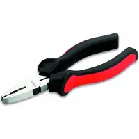 Cimco 10 0352, Prüfzange, Schockresistent, PolyurethanKunststoff, Stahl, Kunststoff, Schwarz, Rot, 160 mm