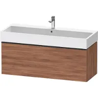 Duravit D-Neo bâti-support lavabo suspendu, 1184x440x442mm, 1 tiroir, avec poignée noir diamant