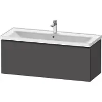 Duravit D-Neo bâti-support lavabo suspendu, 1184x440x452mm, 1 tiroir, avec poignée noir diamant