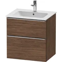 Duravit D-Neo Meuble sous-lavabo suspendu, 610x625x462mm, 1 tiroir, avec poignée acier inox brossé